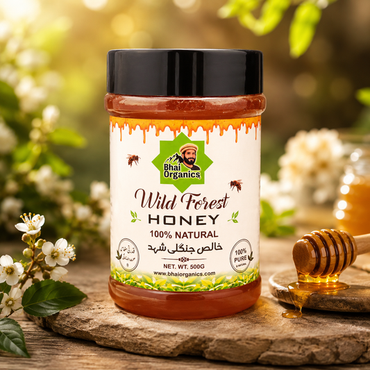 Pure Wild Forest Honey Big Bee / جنگلی شہد بڑی مکھی