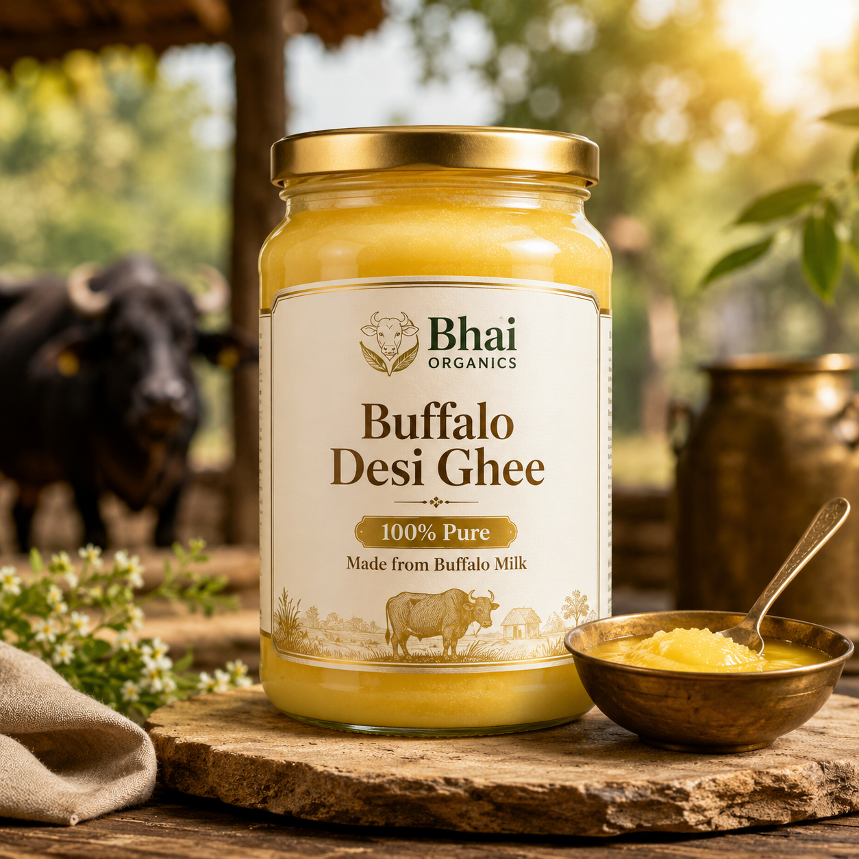 100% Pure Buffalo Desi Ghee